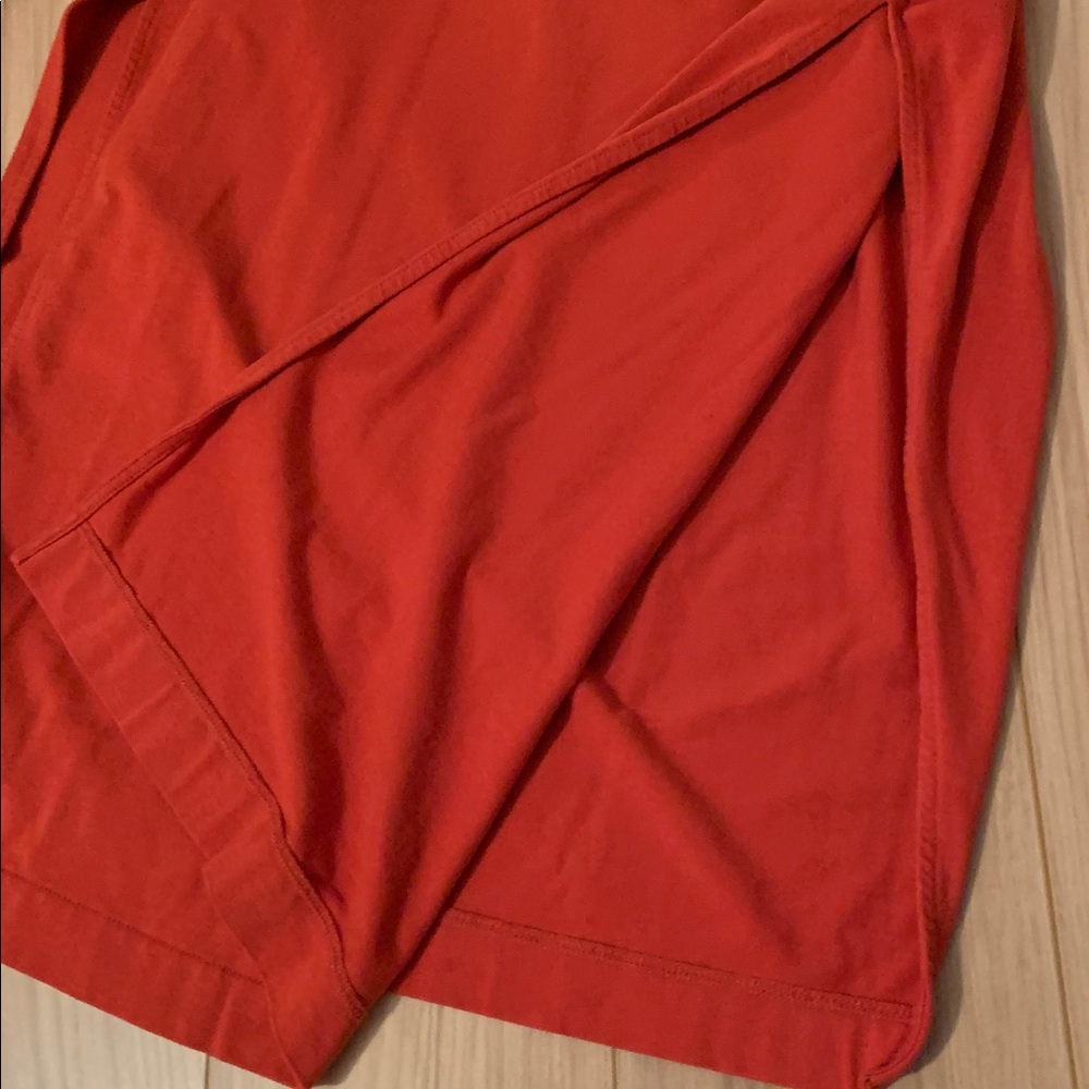 Cuyana Sleeveless Drape-Back  Dress in red - Picture 9 of 14
